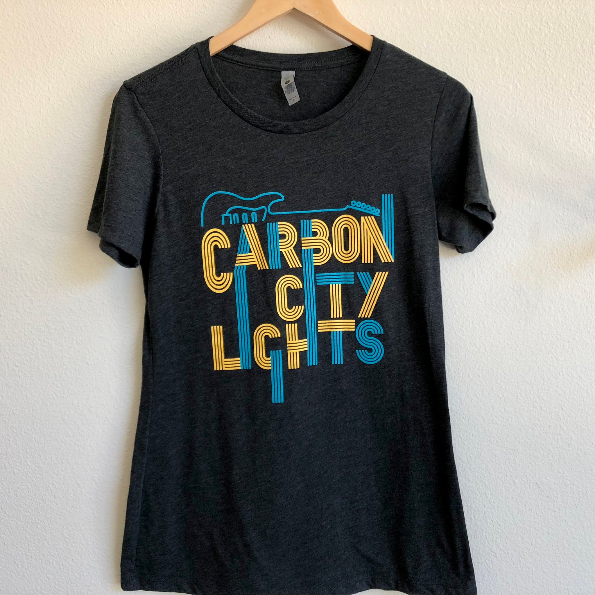 Women's Gray T-Shirt - Carbon City Lights